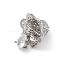 Реечное покрытие латунь с подвесками из кубического циркония&nbsp;KK-Q010-04P