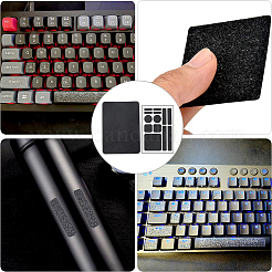 8 шт. 2 стиля резиновые противоскользящие шестиугольные наклейки на телефон для телефонов&nbsp;AJEW-SP0002-64A-02