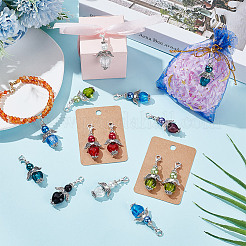 Стекло подвесные украшения&nbsp;HJEW-GO00031