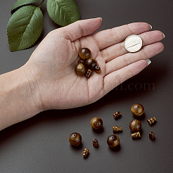 Естественно тигровый глаз буддийские бусы&nbsp;G-TA0001-02A