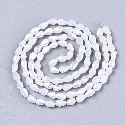 Стеклянные бусины с гальваническим покрытием &nbsp;EGLA-S194-02A-B01