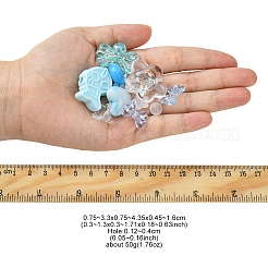 Непрозрачные и прозрачные акриловые бусины&nbsp;MACR-YW0002-01E