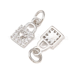 Латунные микро проложить кубического циркония подвески&nbsp;KK-B167-18P