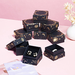 10 boîte cadeau en carton imprimé soleil&nbsp;CBOX-TA0001-21E