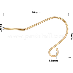 Латунные крючки для сережек KK-BC0005-09G