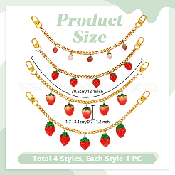 4 шт. 4 стиля&nbsp;HJEW-PH02272