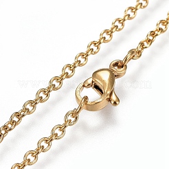 Ожерелья с подвесками из нержавеющей стали 304 NJEW-I108-12G