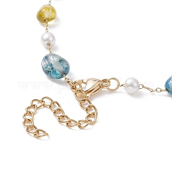 Ионное покрытие (ip) 316 хирургическая нержавеющая сталь скрепки цепи ожерелья NJEW-JN04284