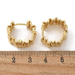 Gestellplattierte Messing-Creolen für Frauen&nbsp;EJEW-Q770-20G