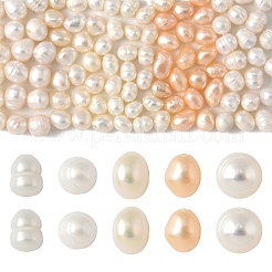 10 шт. бусины из натурального пресноводного жемчуга&nbsp;PEAR-YW0001-34