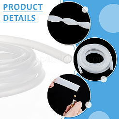 1 rouleau de tube creux en silicone&nbsp;AJEW-BC0010-58A