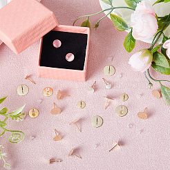 160 шт. фурнитура для сережек-гвоздиков из нержавеющей стали 304 4 размера STAS-BBC0003-42