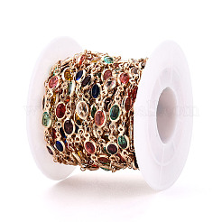 Латунные овальные звенья ручной работы CHC-N024-09KCG