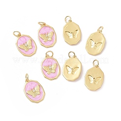 Латунные микропаве прозрачные подвески с фианитом ZIRC-A020-02G