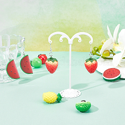 Наборы для самостоятельного изготовления сережек из смолы с фруктовой тематикой (24 пара)&nbsp;DIY-PH0003-24