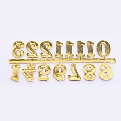 Étiquettes de signe numéro 0~9 en plastique et PVC&nbsp;KY-WH0022-18A