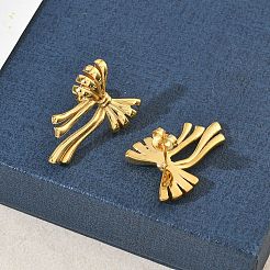 Pendientes de acero inoxidable 304 para mujer&nbsp;EJEW-K333-38G