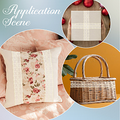 3 рулон гипюровой неэластичной кружевной отделки&nbsp;OCOR-GF0004-52C