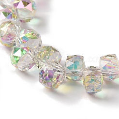 Нити гальванических бусин с полурадужным покрытием EGLA-H104-09A-HR01