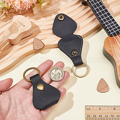 Сумки для хранения из искусственной кожи с железными кольцами AJEW-WH0800-05A