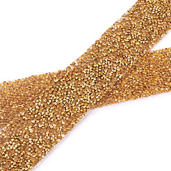 Блестящая смола исправления горный хрусталь (клей-расплав на спине) OCOR-TA0002-03-40mm