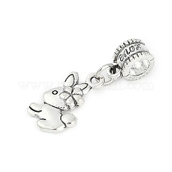 Подвеска из латуни с покрытием из латуни в европейском стиле KK-R200-09AS-04