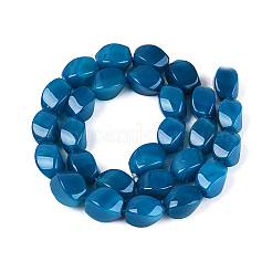 Hebras de cuentas de ágata natural teñidas y calentadas.&nbsp;G-N359-14A-02