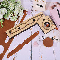 Форма для высечки кожи из дерева и углеродистой стали&nbsp;DIY-WH0622-221D