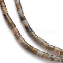 Fili di perline di larvikite naturale&nbsp;G-H255-18