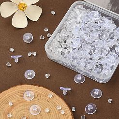 300 шт. 3 стиля пластиковых гайки для ушей KY-YW0001-32