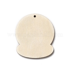 Einseitig bedruckte Holzanhänger&nbsp;WOOD-H102-02C
