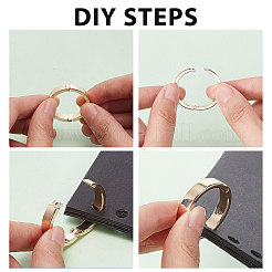 20 шт. 2 стиля сплава кольца круглые папки-диски FIND-PH0007-75