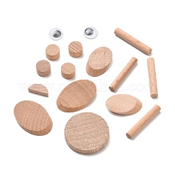 Diy изделия из дерева 3d павлин животное щепа ветка дерева материал пакет DIY-C024-03