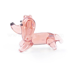 Декор для дома ручной работы щенок в технике лэмпворк&nbsp;X1-LAMP-J084-30