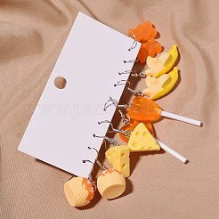 Orecchini pendenti modello alimentare in resina&nbsp;PW-WG01B9B-01