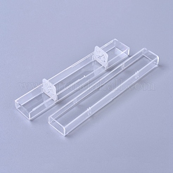 Transparente Aufbewahrungsbox für Tattoo-Stifte aus Kunststoff&nbsp;ODIS-WH0005-37