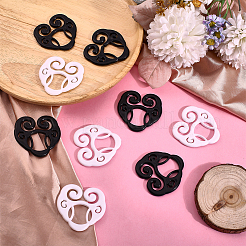 12 шт. 2 цвета пластиковый зажим для рубашки для женской одежды KY-ME0001-06