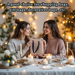 10 borsa regalo in carta con manici in nastro di nylon&nbsp;ABAG-TA0002-31B