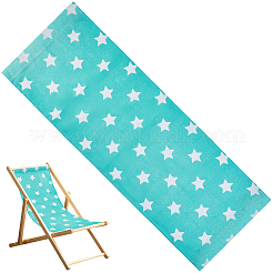 1 chaise en tissu polycoton à motif d'étoiles&nbsp;AJEW-GF0015-38E