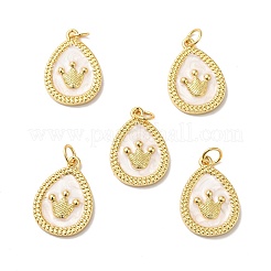 Подвески из латуни с эмалью в стойку KK-H431-20G