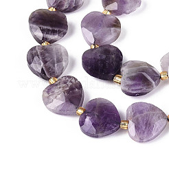 Природный аметист нитей бисера&nbsp;G-P592-B10-01