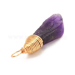 Подвески из натурального аметиста  PALLOY-JF01049