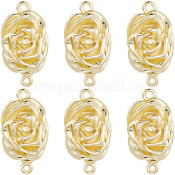 6 шт. латунные застежки-коробочки KK-BBC0020-08