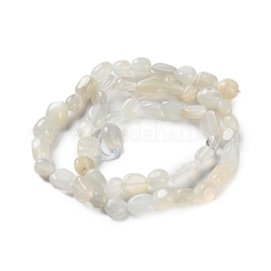 Натуральный белый лунный камень бисер пряди G-P497-01C-65