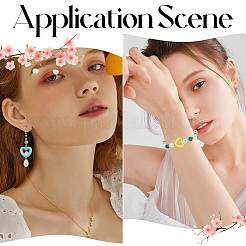 100шт акриловая рамка для бусин OACR-SP0001-72A