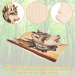 3d волк резьба по животному ремесло HJEW-WH0028-47