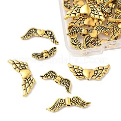 50шт 5 стиля бусины из сплава в тибетском стиле&nbsp;TIBEB-FP0001-04