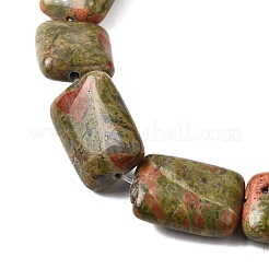 Природные Unakite бисер нитей G-S386-A02