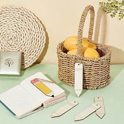 Незаконченное деревянное украшение в форме карандаша своими руками AJEW-WH0314-223