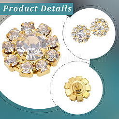 10 шт. пуговицы из цинкового сплава с 1 отверстиями&nbsp;BUTT-GF0004-18